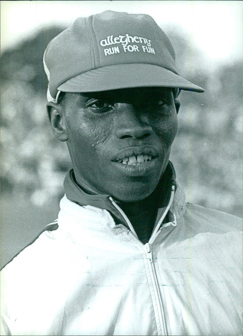 Kenyan Athlete Wilson Waigwa during the 1977 season - Vintage Photograph