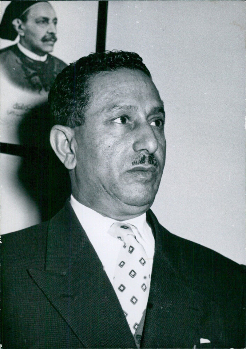 Libyan Politicians: MOUFTAH UREIKIB Minister of State - Vintage Photograph