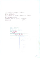 RENE URBANY Chairman of the Communist Party of Luxembourg - Vintage Photograph