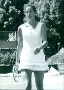 Virginia Wade - Leading British Tennis Player - Vintage Photograph