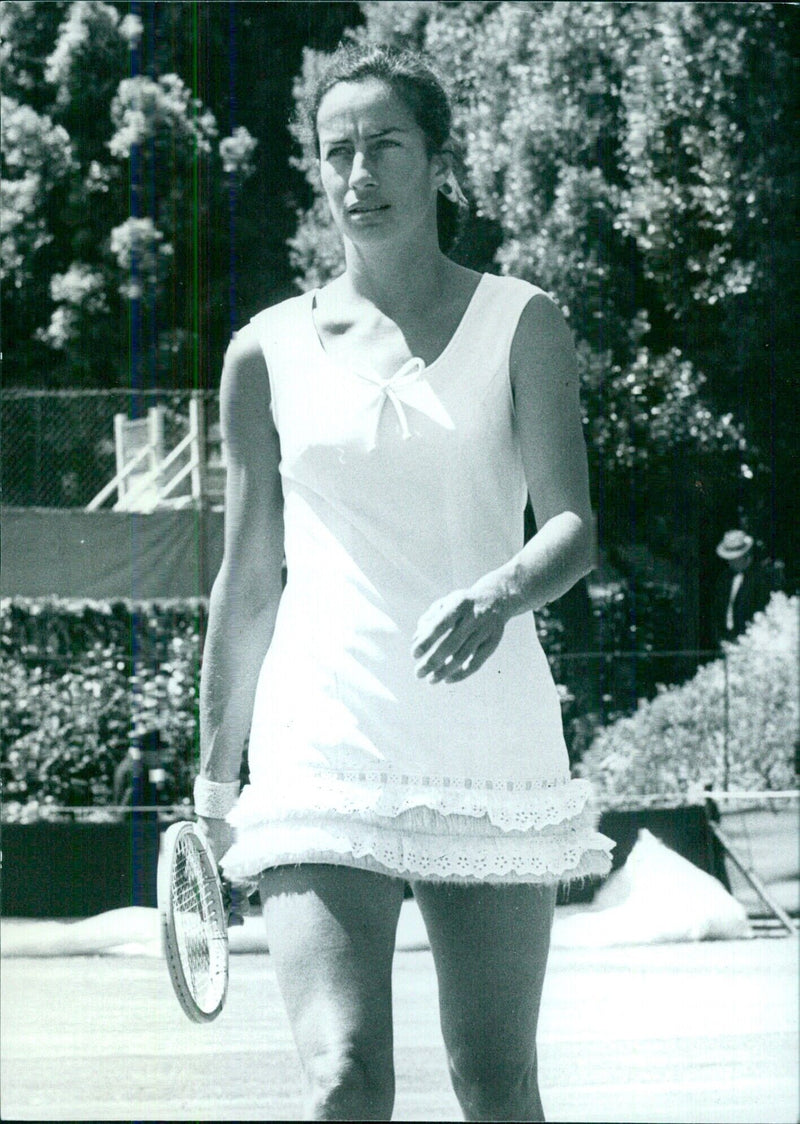 Virginia Wade - Leading British Tennis Player - Vintage Photograph