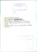 DR. RIGINOS THEOCHAROUS, Minister of Finance in the Provisional Government of Cyprus - Vintage Photograph