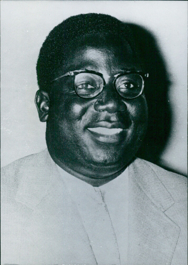 ARSENE ASSOUAN USHER, Ministro de Asuntos Exteriores de Costa de Marfil - Vintage Photograph