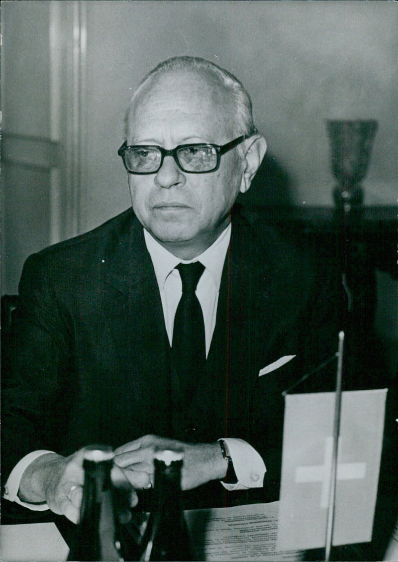 Swiss Politicians - Vintage Photograph