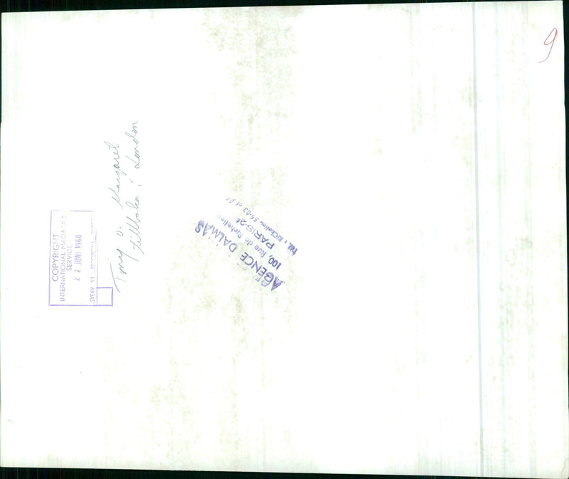 Margaret my tillbaker Lenden - Vintage Photograph