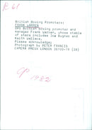 British Boxing Promoter Frank Warren - Vintage Photograph