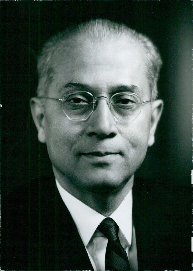 Nepalese Diplomat Kali Prasad Upadhyay, Ambassador in Great Britain - Vintage Photograph