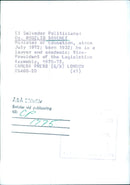 Dr. ROGELIO SANCHEZ, Minister of Education - Vintage Photograph