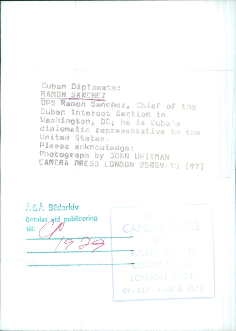 Cuban Diplomats - Vintage Photograph