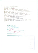 British Actresses: PAVLA USTINOV - Vintage Photograph