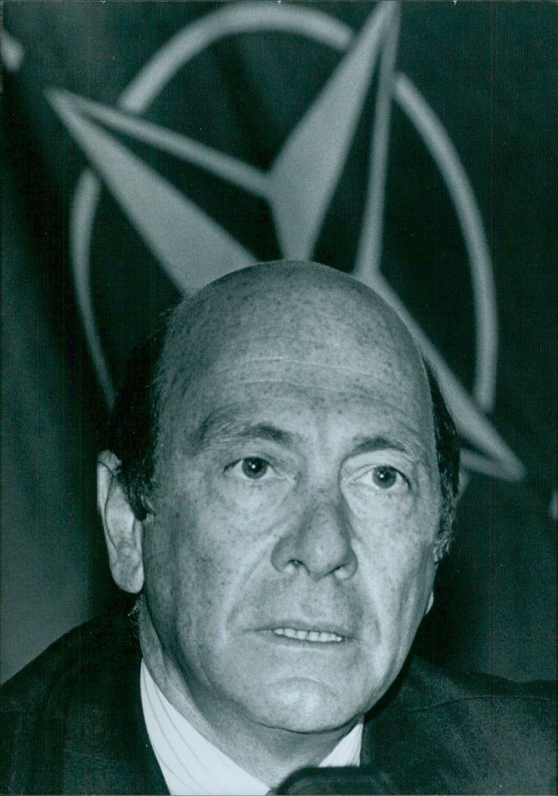 Manfred Wörner, Former West German Defence Secretary - Vintage Photograph