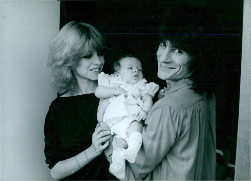 Ronnie Wood and Daughter - Vintage Photograph