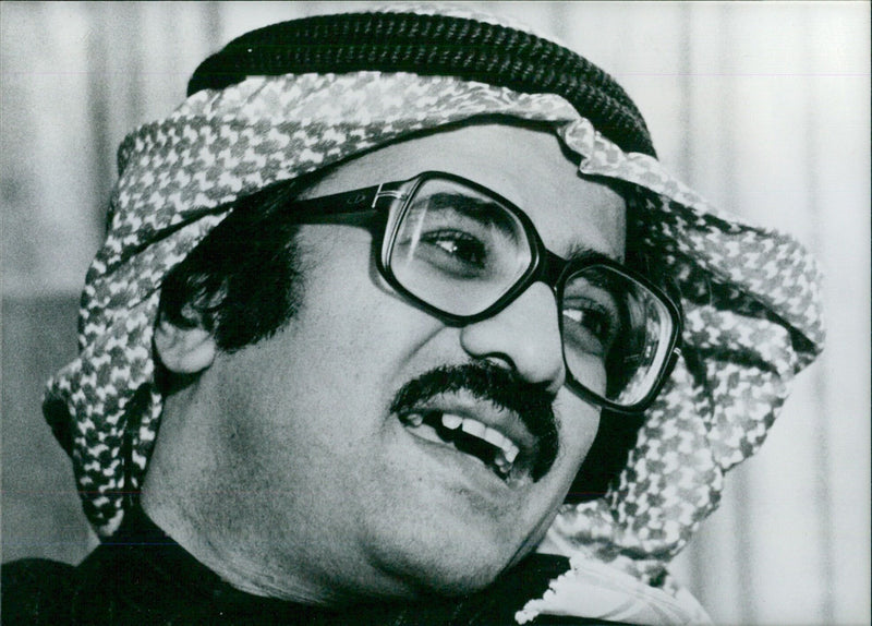 SHEIKH AL! KHALIFA AL-SABAH, Kuwait's Minister for Oil - Vintage Photograph