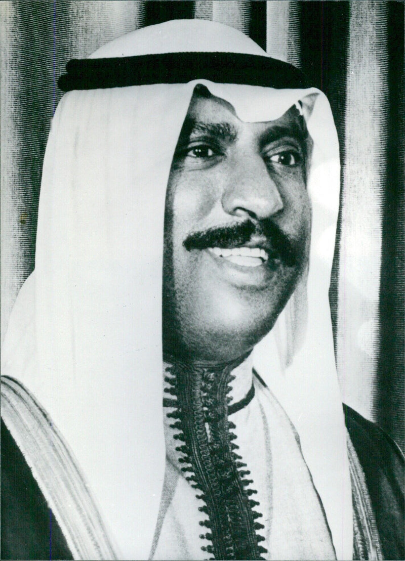 Kuwaiti Politicians: SHEIKH SA'AD AL-ABDULLAH AL-SALEM AL-SABAH - Vintage Photograph