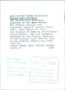 Monika Wulf-Matthies, chairman of the West German ÖTV - Vintage Photograph