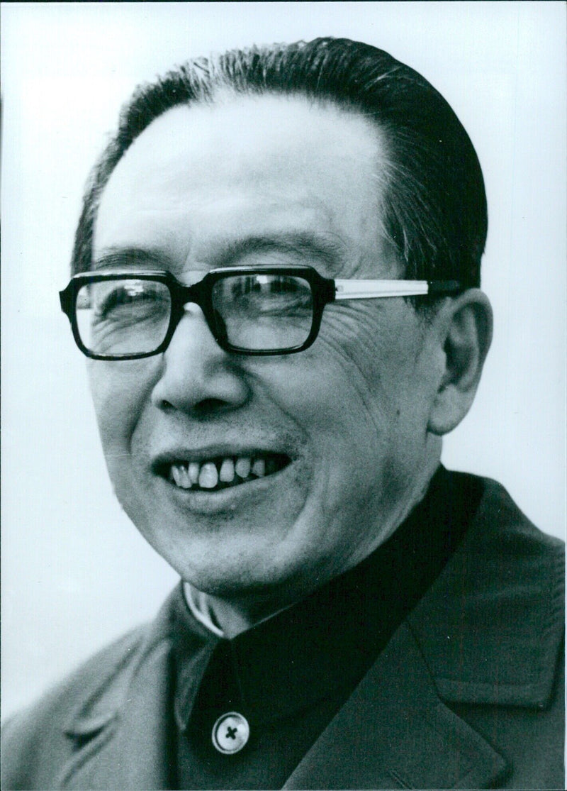 Wu Xueqian, Chinese Minister of Foreign Affairs - Vintage Photograph