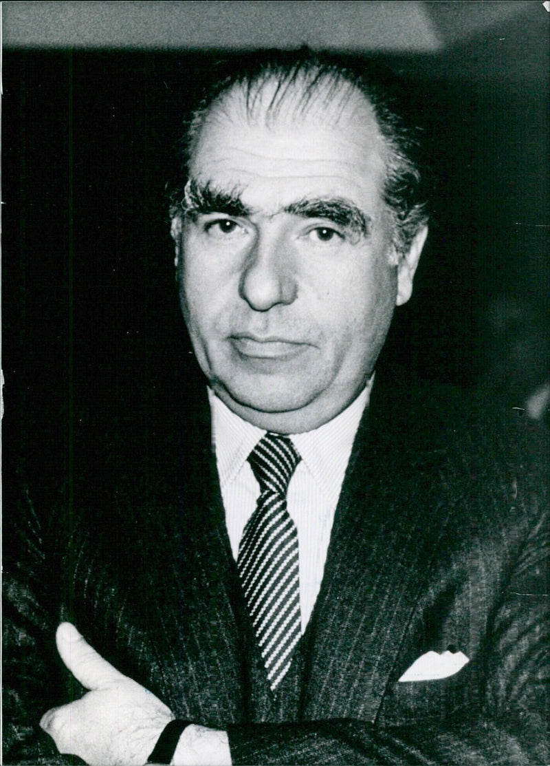 Uruguayan Politician: Dr. JULIO MARIA SANGUINETTI - Vintage Photograph