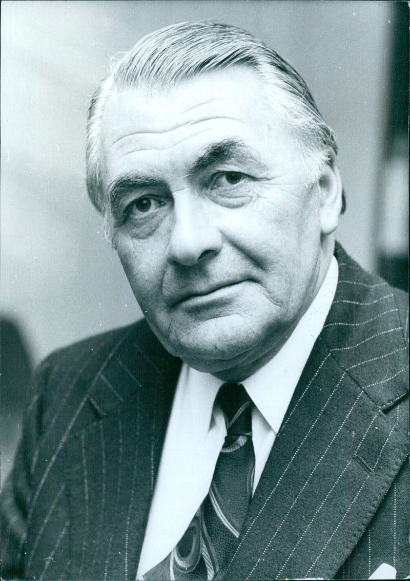 British Businessman Rowland Wright, CBE - Vintage Photograph