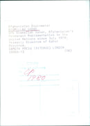 Afghanistan Diplomats - Vintage Photograph