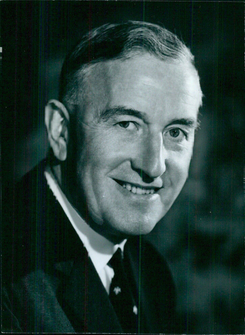 Sir Herbert Tetley, Government Actuary since 1958 - Vintage Photograph