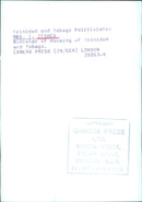 MRS. I. TESHEA, Minister of Housing of Trinidad and Tobago - Vintage Photograph