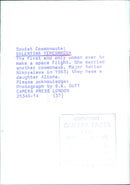 Valentina Tereshkova, the first woman in space - Vintage Photograph