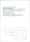 Egyptian Politicians: FOUAD SARRAGEDIN OPS - Vintage Photograph