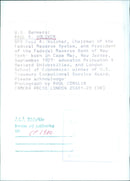 Paul A. Volcker, Chairman of the Federal Reserve System - Vintage Photograph