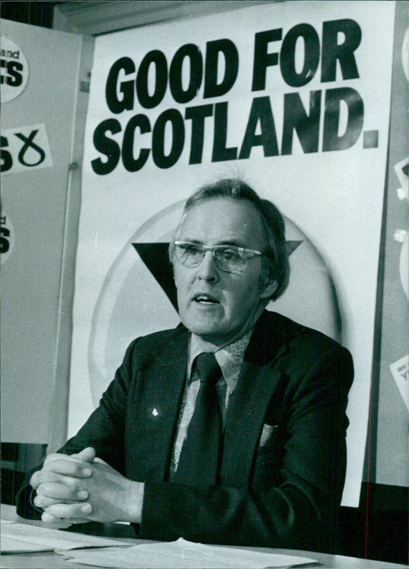 William Wolfe, Chairman of the Scottish National Party - Vintage Photograph