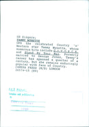 US Singers; TAMMY WYNETTE - Vintage Photograph