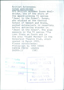 British actress Susan Wooldridge - Vintage Photograph