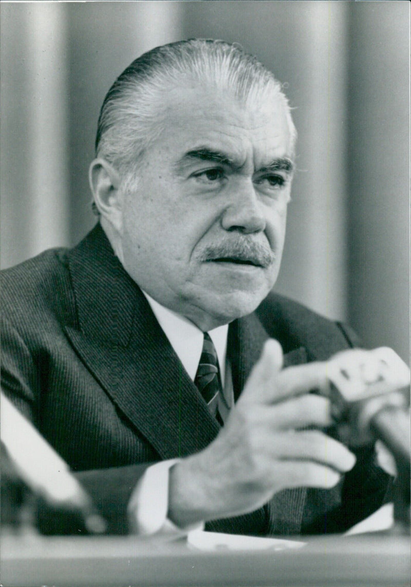 President Sarney of Brazil - Vintage Photograph