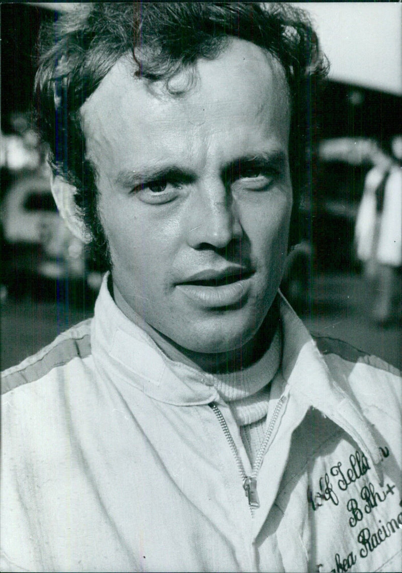 Swedish racing driver Rolf Tellsten - Vintage Photograph