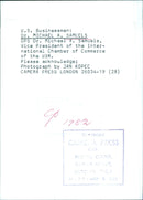 Dr. Michael A. Samuels, Vice President of the International Chamber of Commerce of the USA - Vintage Photograph