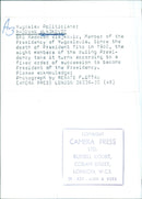 Yugoslav Politician Radovan Vlajkovic - Vintage Photograph