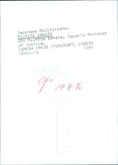 Michita Sakata, Japan's Minister of Justice - Vintage Photograph