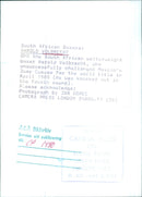 South African Boxer Harold Volbrecht - Vintage Photograph