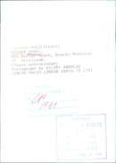 Iranian Politicians HASSAN SADAT OPS - Vintage Photograph