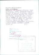 Polish Politician Emil Wojtaszek - Vintage Photograph