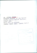 DR. LUTHER TERRY Surgeon General of the United States Public Health Service - Vintage Photograph