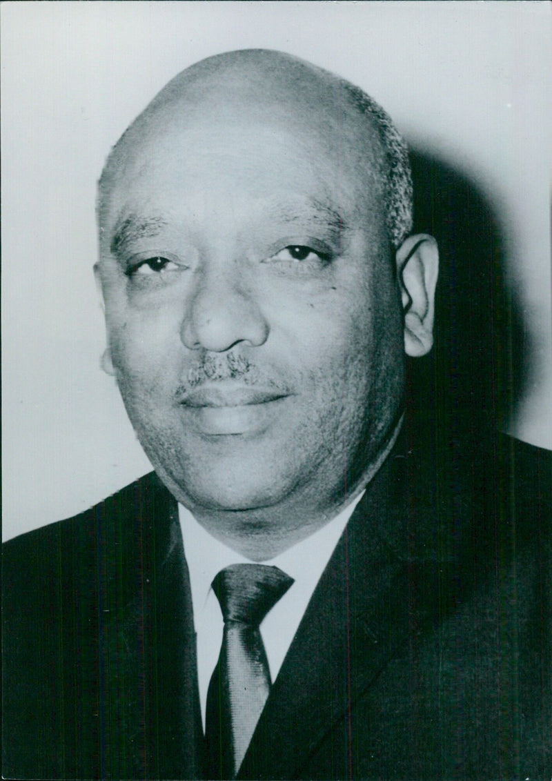 GETAHOUN TESSEMA, Ethiopian Minister of Community Development - Vintage Photograph