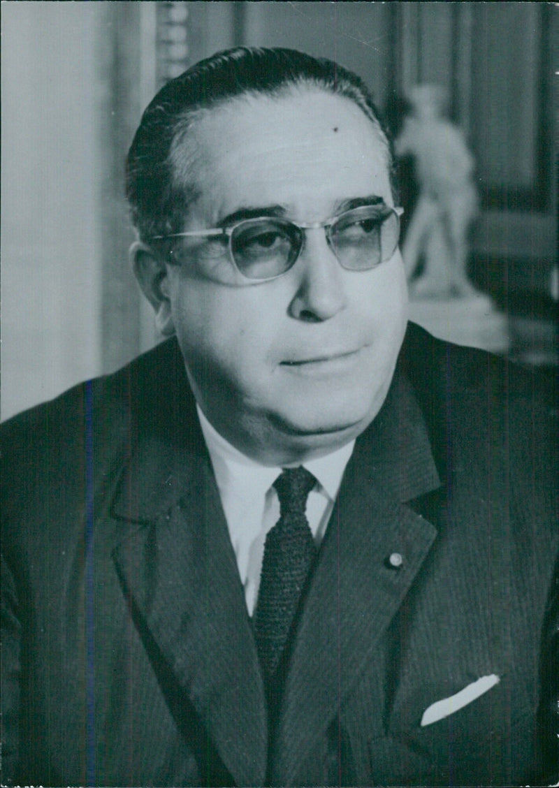 LOUIS TERRENOIRE Minister of State in M. Pompidou's Government - Vintage Photograph