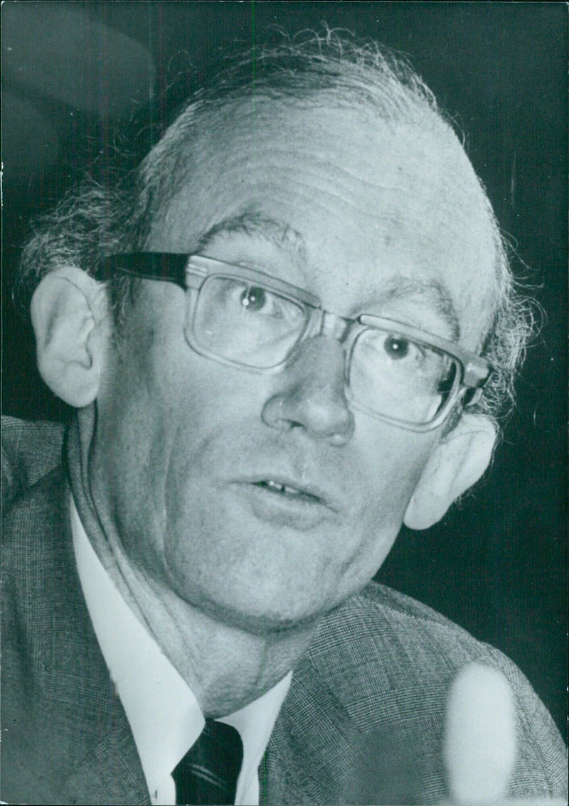 Dr. HENDRIKUS J. WITTEVEEN, President of the International Monetary Fund (IMF) - Vintage Photograph