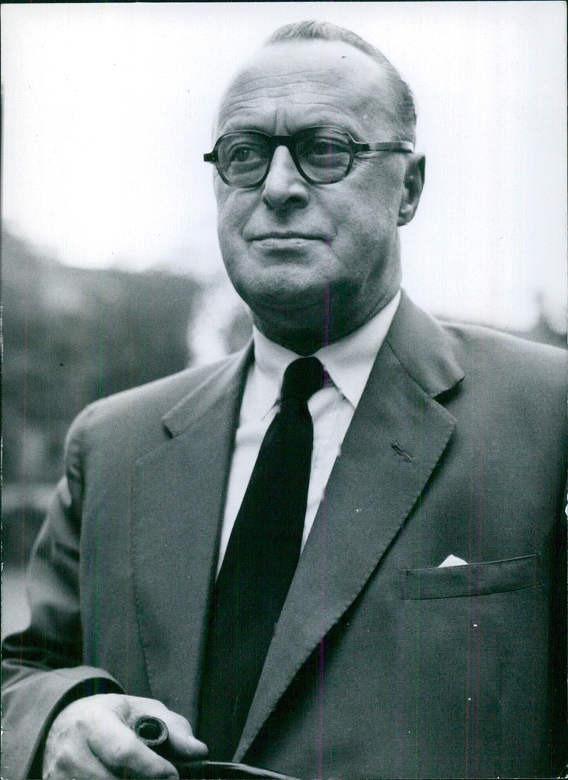 SIR VINCENT TEWSON. General Secretary of the Trades Union Congress. - Vintage Photograph