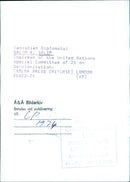 SALIM A. SALIM Chairman of the United Nations Special Committee of 24 on Decolonization - Vintage Photograph