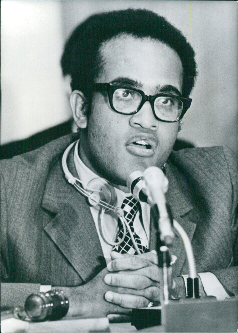 SALIM A. SALIM Chairman of the United Nations Special Committee of 24 on Decolonization - Vintage Photograph