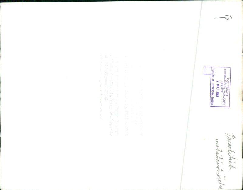 Israelitish resistance in Stockholm - Vintage Photograph