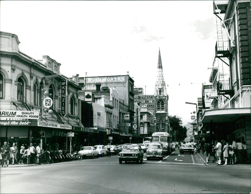 Christchurch City Centre - Vintage Photograph