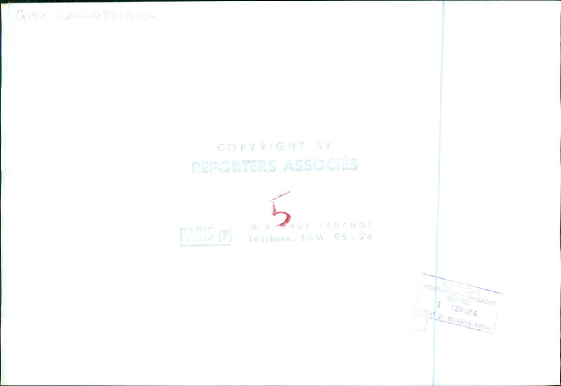 Gina Lollobrigida - Vintage Photograph