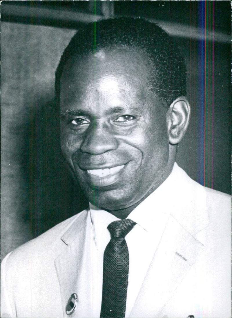 F.M. MULIKITA Permanent Representative of Zambia to the United Nations - Vintage Photograph
